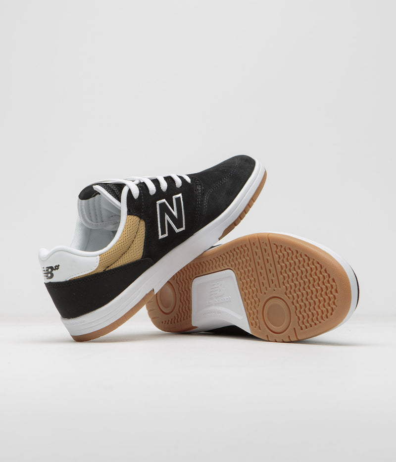 New Balance Numeric 425 Shoes in Black and Tan