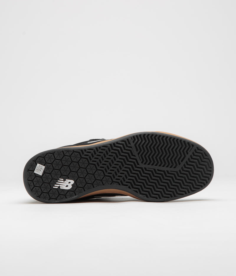 New Balance Numeric 440 Shoes in Black and Gum / White
