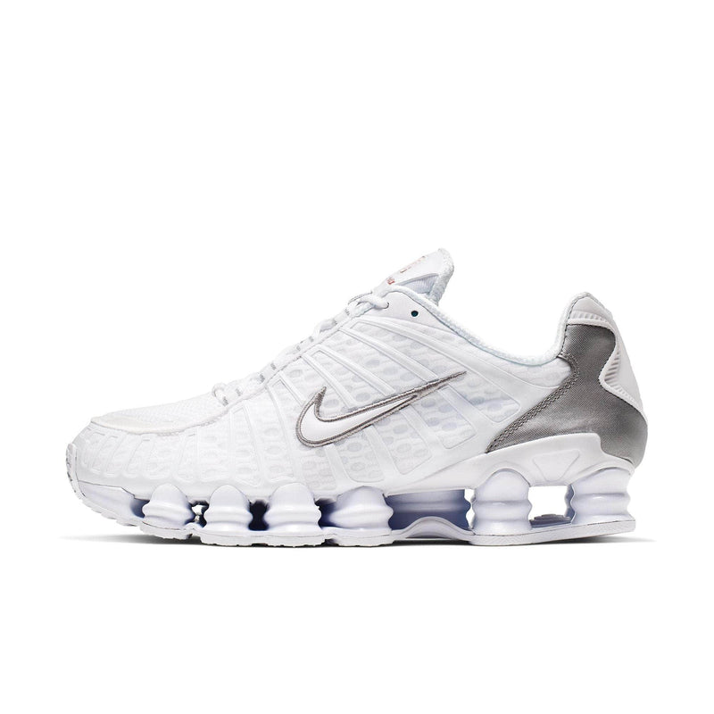 Nike FOOTWEAR Nike Shox TL "White Metallic Silver" - Men's