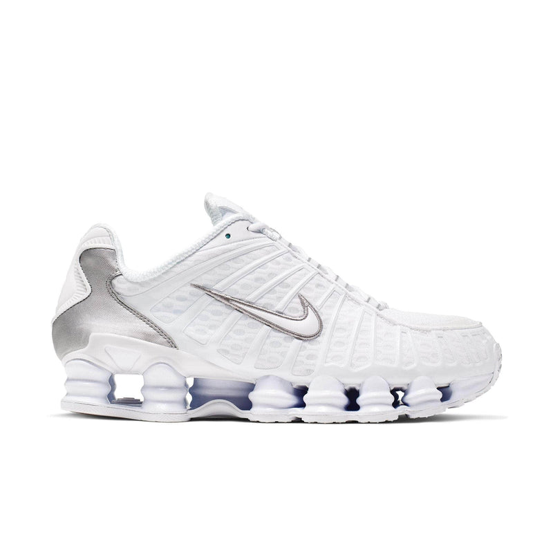 Nike FOOTWEAR Nike Shox TL "White Metallic Silver" - Men's