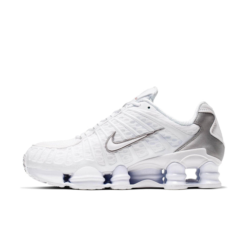 Nike FOOTWEAR Nike Shox TL "White Metallic Silver" - Men's