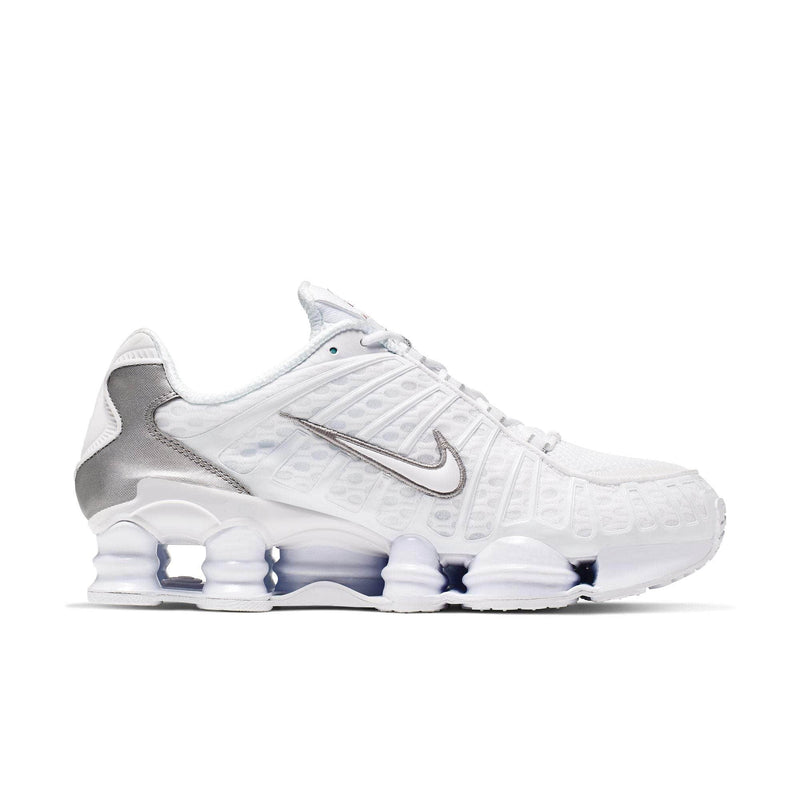 Nike FOOTWEAR Nike Shox TL "White Metallic Silver" - Men's