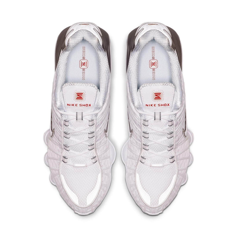 Nike FOOTWEAR Nike Shox TL "White Metallic Silver" - Men's