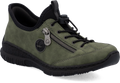 Quarter turn view Women's Rieker Footwear style name Nikita 67 in color LIANE/SCHW. Sku: N3267-54