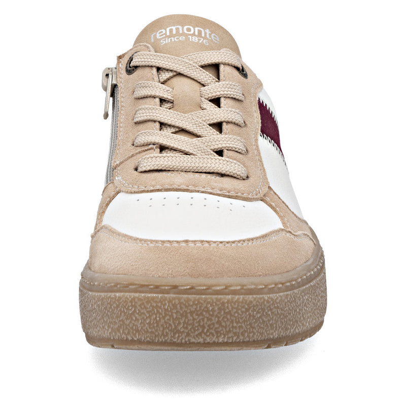 Women's Remonte Noelani 01 in Sand/ Cotton/ Bordeaux/ Braun. Sku: D2T01-60
