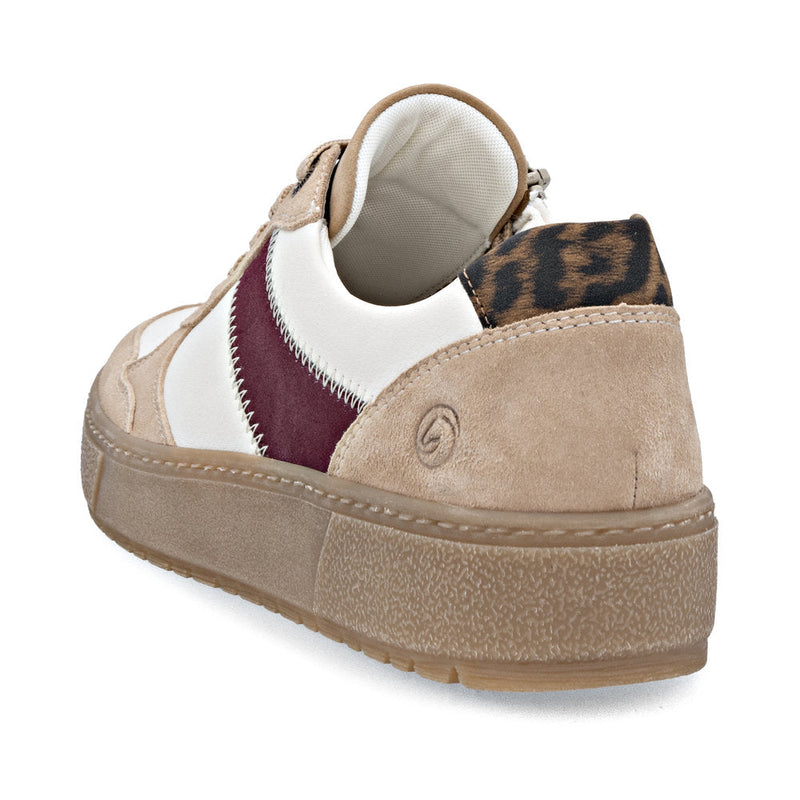 Women's Remonte Noelani 01 in Sand/ Cotton/ Bordeaux/ Braun. Sku: D2T01-60