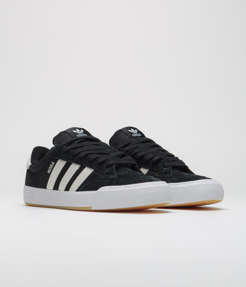 Adidas Nora Shoes in Core Black and Zero Metallic / Spark