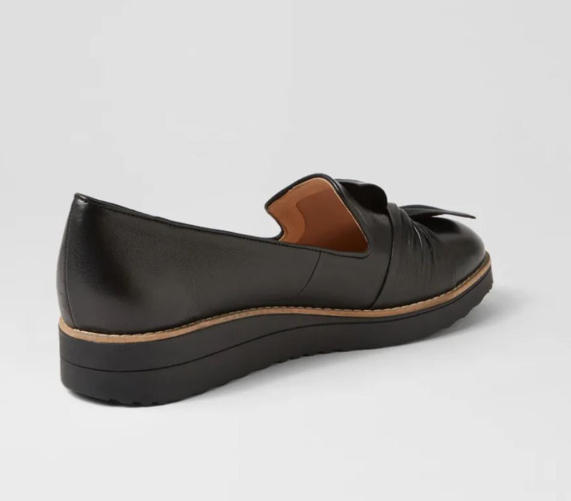 Women's Django & Juliette Oclem in Black Leather/ Black Sole. Sku: DJ16743B75LE