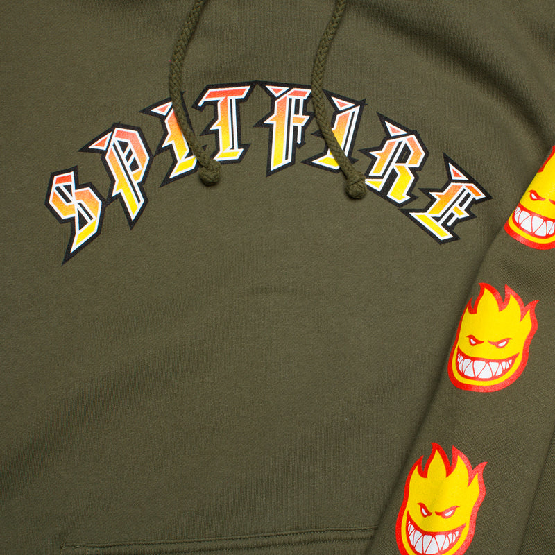 Spitfire Old E Bighead Sleeve Hoodie