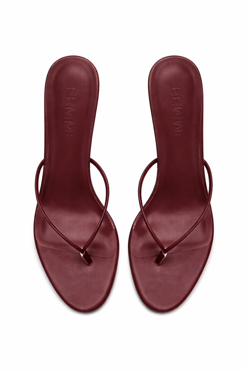 Osaka Slipper - Burgundy - FEMME LA