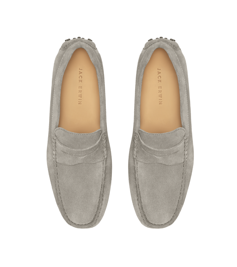 Light Gray Suede