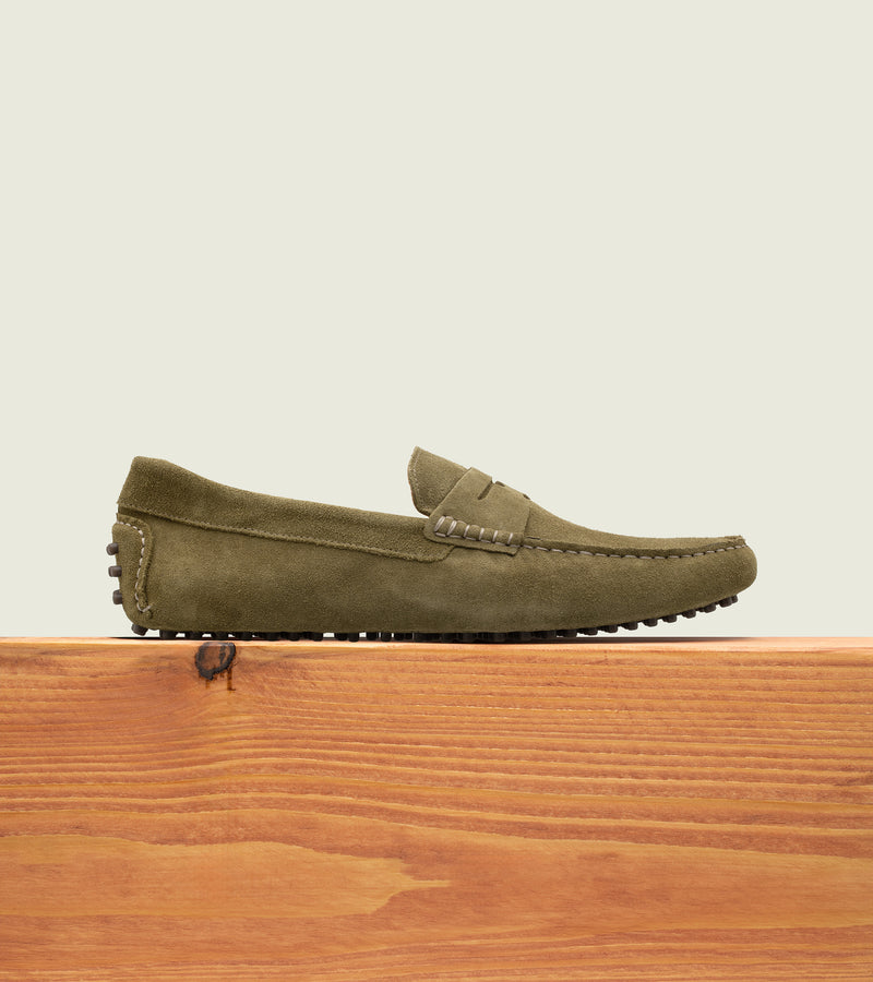 Olive Suede