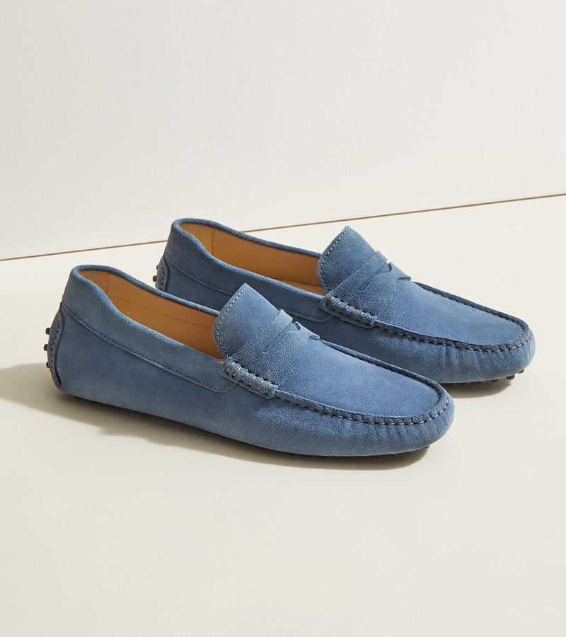 Dusty Blue Suede
