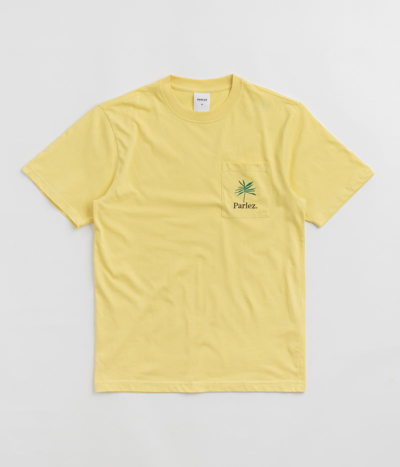 Parlez Areca Pocket T-Shirt in Dusky Yellow