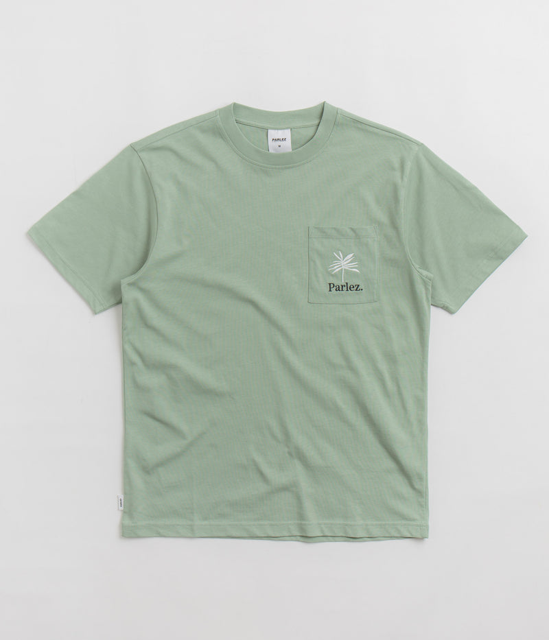 Parlez Areca Pocket T-Shirt in Sea Mist