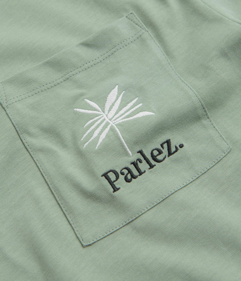 Parlez Areca Pocket T-Shirt in Sea Mist