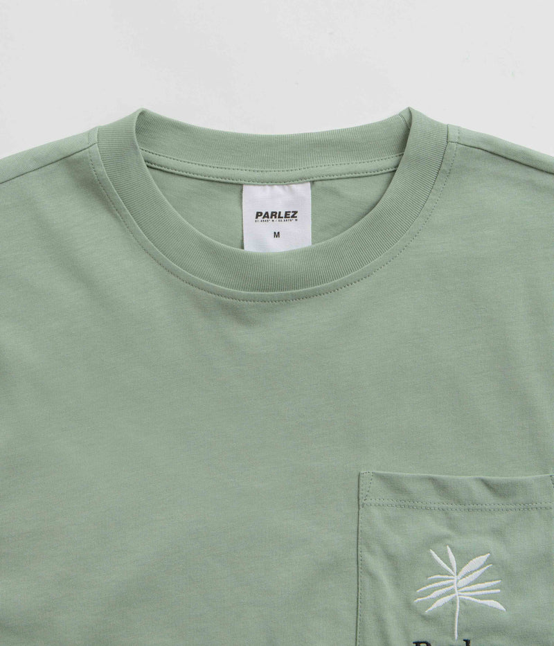 Parlez Areca Pocket T-Shirt in Sea Mist
