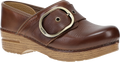 Quarter turn view Women's Dansko Footwear style name Pearson in color BROWN WAXY. Sku: 616786112