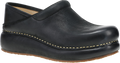 Quarter turn view Women's Dansko Footwear style name Platform Pro in color BLK BUR NB. Sku: 10301100600