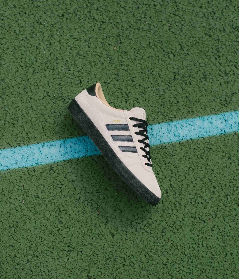 Adidas Puig Indoor Shoes in Wonder Quartz and Core Black / Chalk White