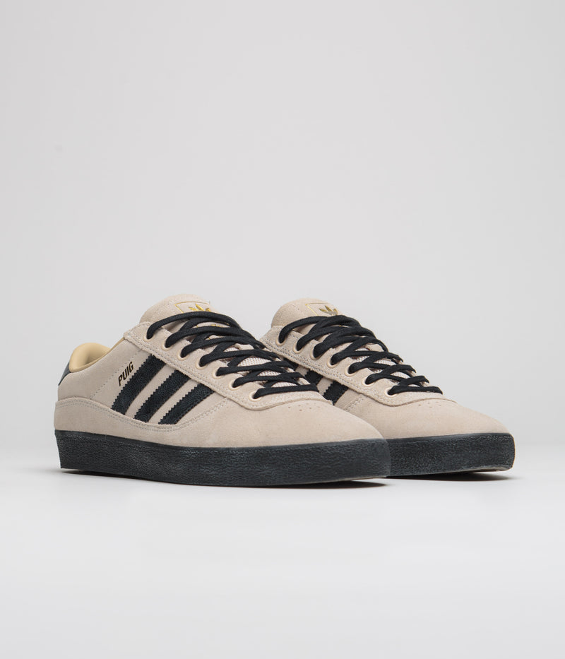 Adidas Puig Indoor Shoes in Wonder Quartz and Core Black / Chalk White