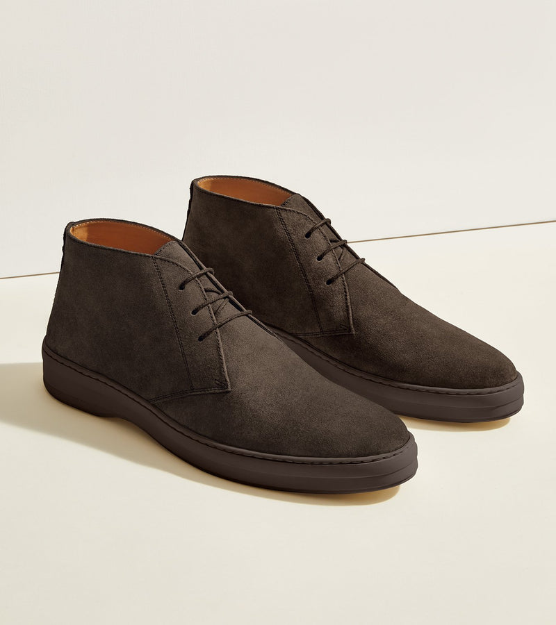 Dark Brown Suede