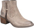Quarter turn view Women's Born Footwear style name Rowan in color TAUPE. Sku: BR0078955