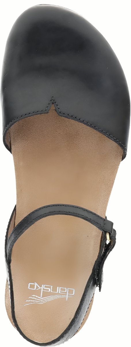 Women's Dansko Rowan in Black Leather. Sku: 6025475300