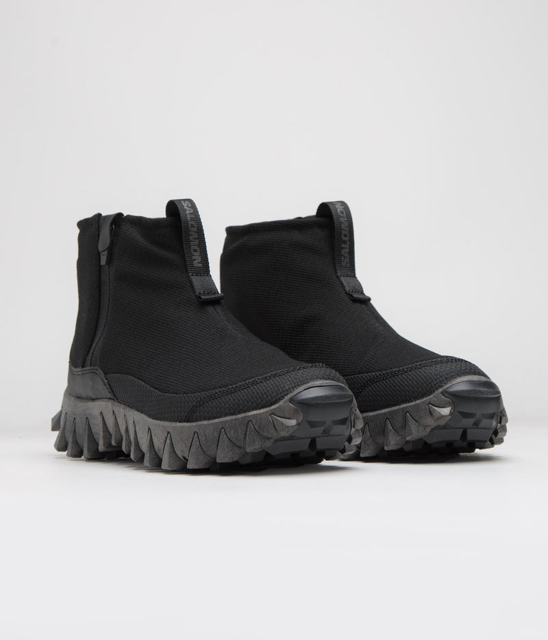 Salomon Snowclog Mid Shoes in Black and Black / Black