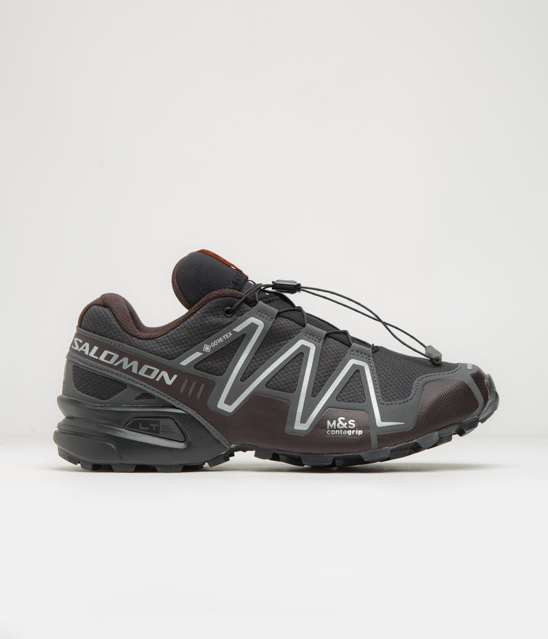 Salomon Speedcross 3 GTX Shoes in Black and Phantom / Black Coffee