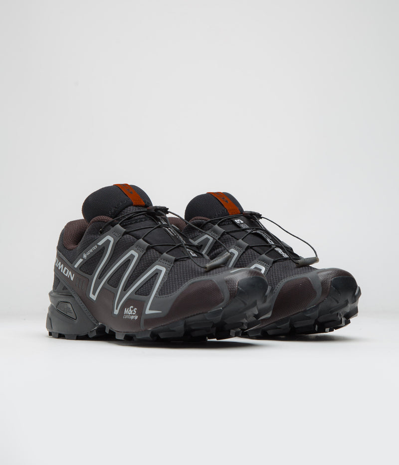 Salomon Speedcross 3 GTX Shoes in Black and Phantom / Black Coffee