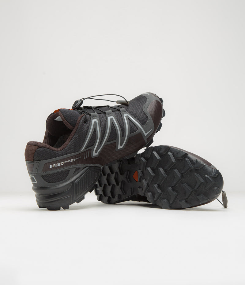Salomon Speedcross 3 GTX Shoes in Black and Phantom / Black Coffee