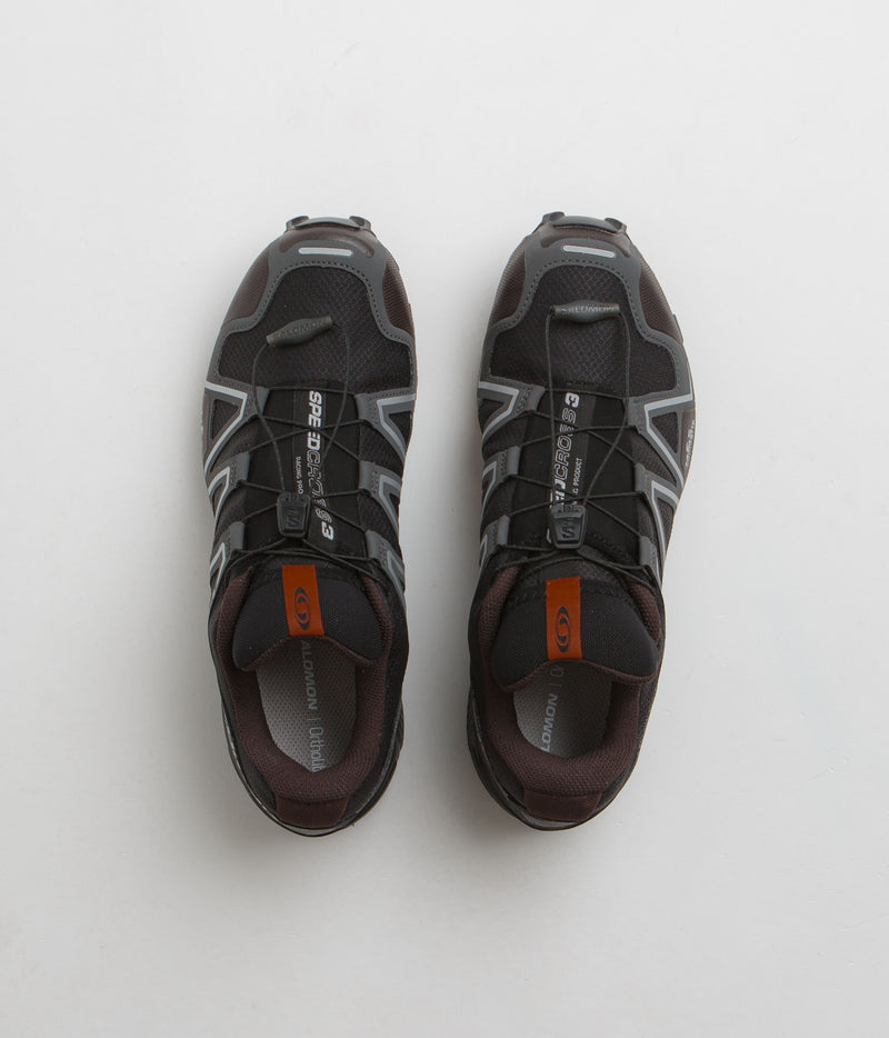 Salomon Speedcross 3 GTX Shoes in Black and Phantom / Black Coffee