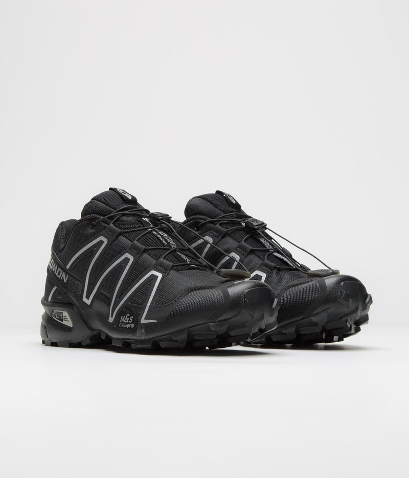 Salomon Speedcross 3 Shoes in Black and Silver / Black