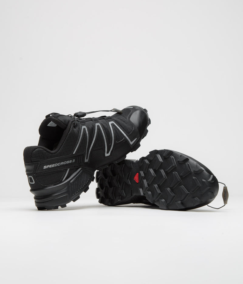 Salomon Speedcross 3 Shoes in Black and Silver / Black