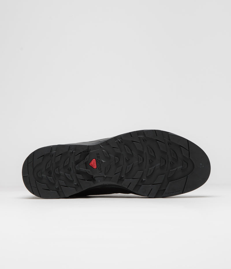 Salomon X-ALP LTR Shoes in Black and Black / Asphalt