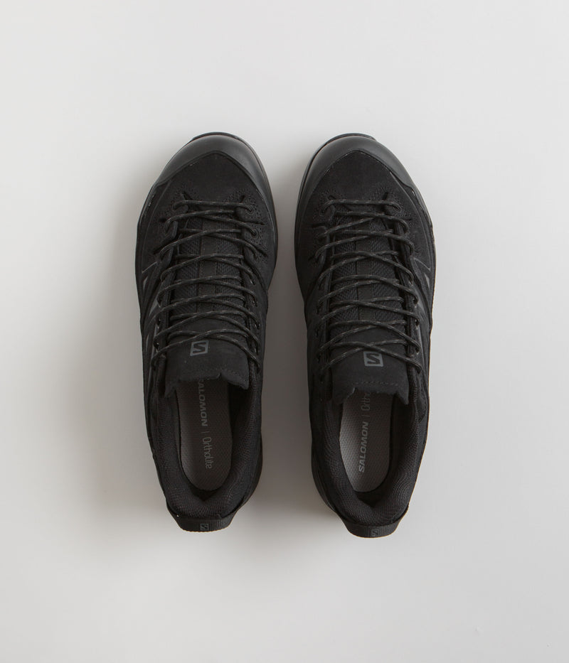 Salomon X-ALP LTR Shoes in Black and Black / Asphalt