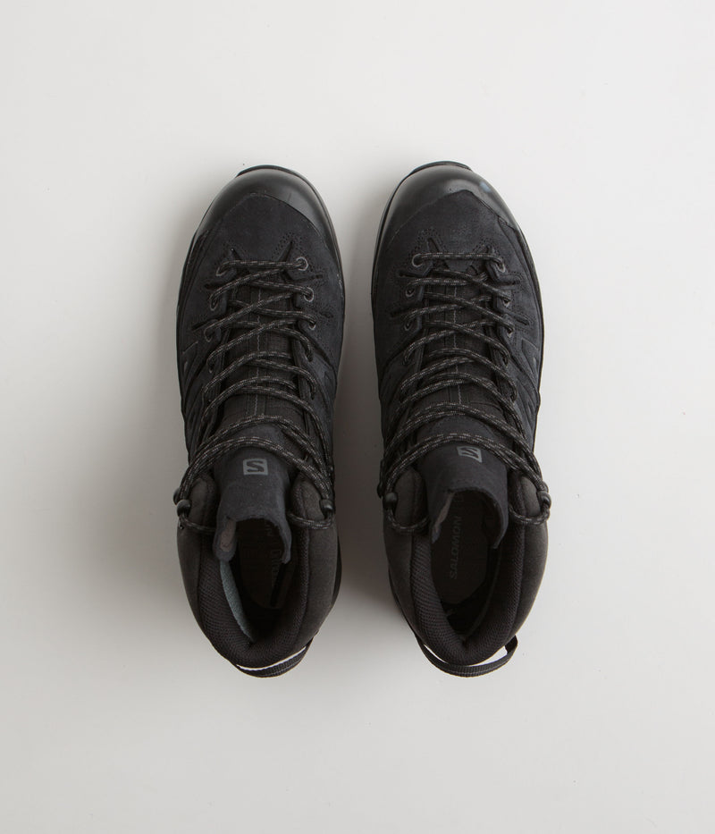 Salomon X-ALP Mid LTR GTX Shoes in Black and Black / Asphalt