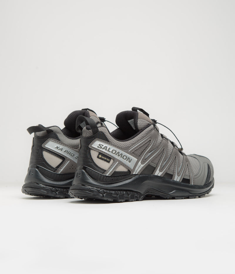 Salomon XA Pro 3D GTX Shoes in Pewter and Black / Silver Cloud
