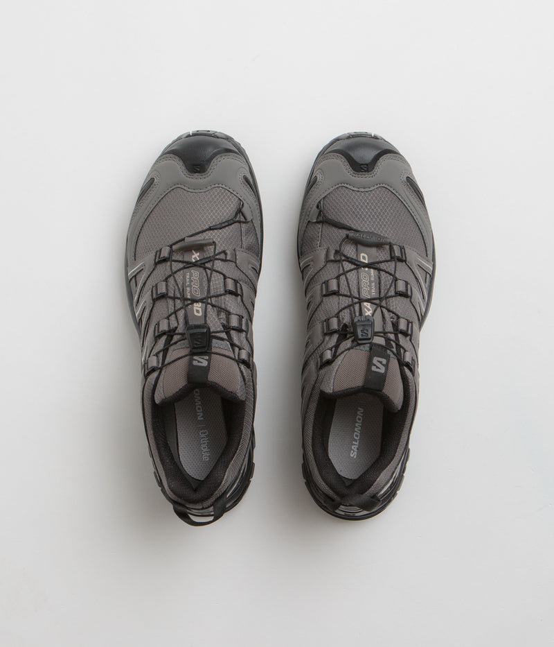 Salomon XA Pro 3D GTX Shoes in Pewter and Black / Silver Cloud