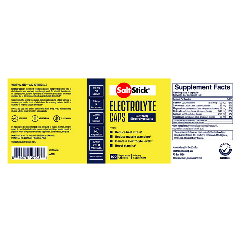 SaltStick Caps [30ct Bottle]