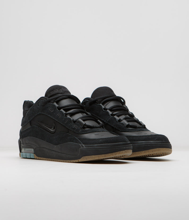 Nike SB Air Max Ishod Shoes in Black and Black and Anthracite - Black - Black