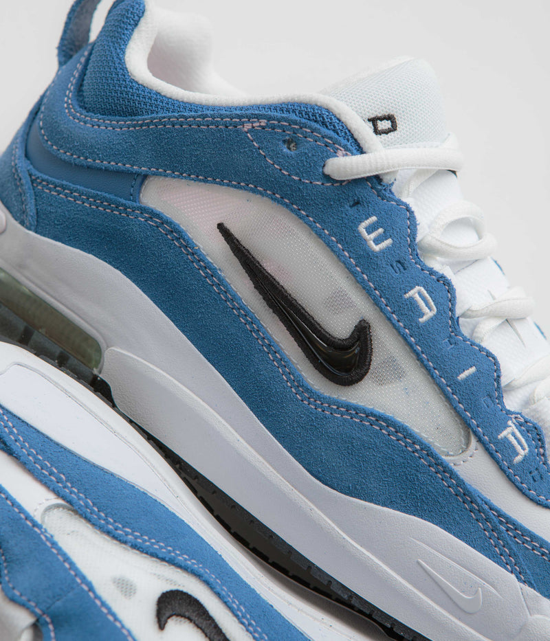 Nike SB Air Max Ishod Shoes in Star Blue and Black and White - Med Soft Pink