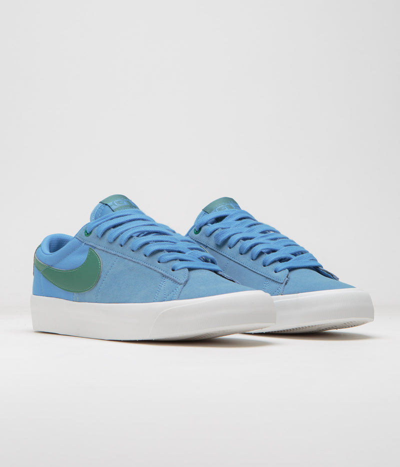 Nike SB Blazer Low Pro GT Shoes in University Blue and Bicoastal