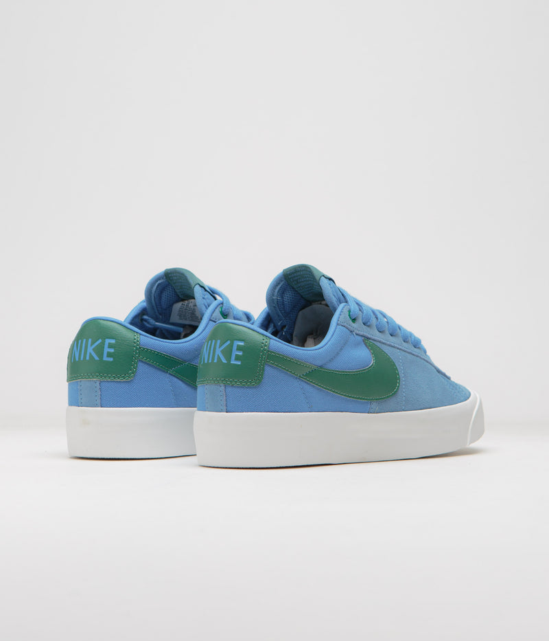 Nike SB Blazer Low Pro GT Shoes in University Blue and Bicoastal
