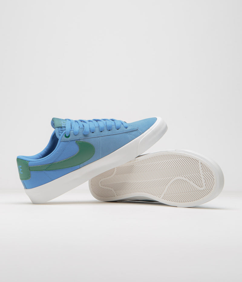 Nike SB Blazer Low Pro GT Shoes in University Blue and Bicoastal