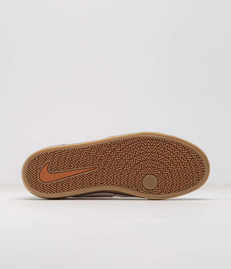 Nike SB Chron 2 Canvas Shoes in Summit White and Monarch and Summit White