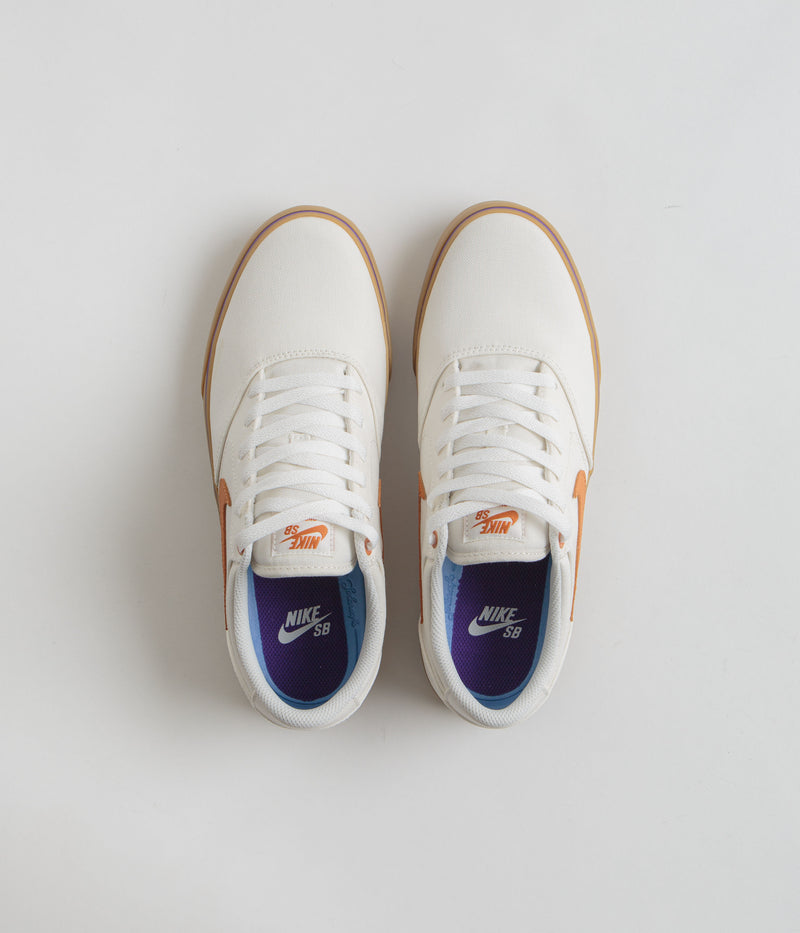 Nike SB Chron 2 Canvas Shoes in Summit White and Monarch and Summit White