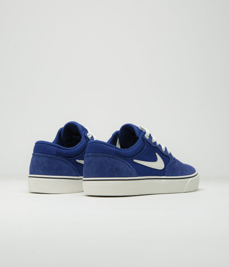Nike SB Chron 2 Shoes in Deep Royal Blue and Sail and Deep Royal Blue
