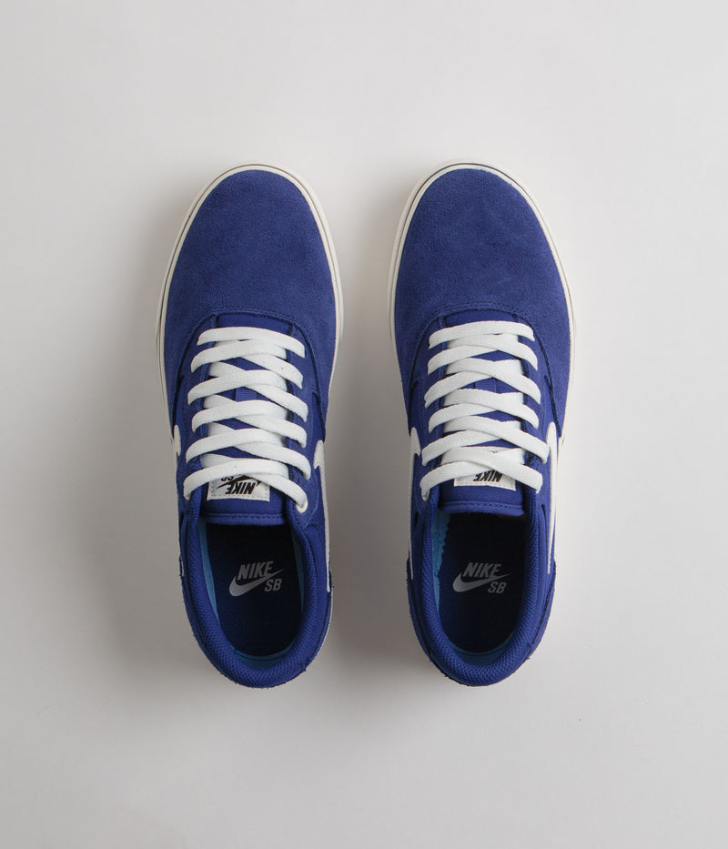 Nike SB Chron 2 Shoes in Deep Royal Blue and Sail and Deep Royal Blue